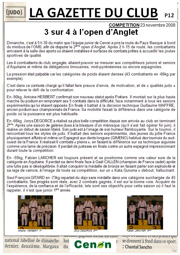 Anglet juniors