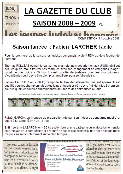 Debut de saison